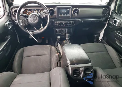 2020 Jeep Wrangler Unlimited Sport из США, поврежденный, VIN 1C4HJXDN6LW216984